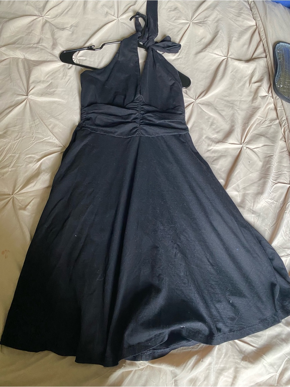 Black Halter A-Line Dress - Brand